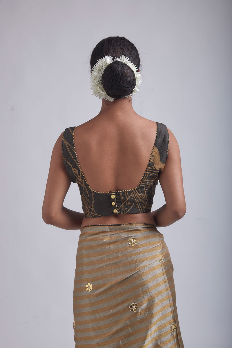 SAKHI CHARCOAL BLOUSE