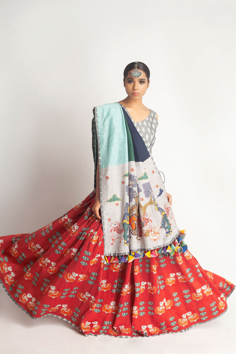 Surabhi Lehenga (Set of 3)