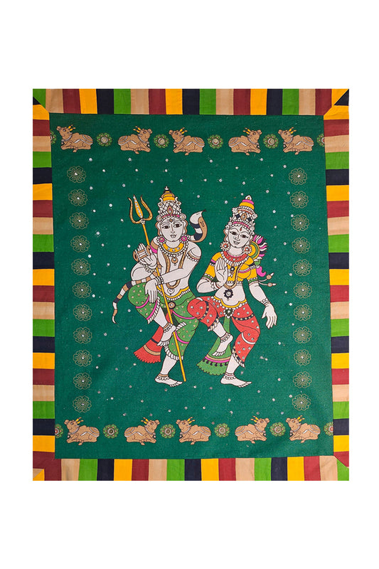 Lasya Shiv-Parvathi Fabric wall art