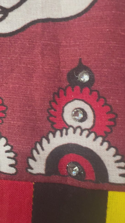 Natya Ganesh Fabric wall art