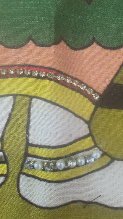 Shrinathji Fabric wall art