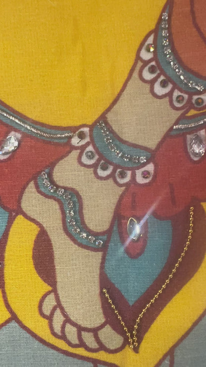 Lakshmi Fabric wall art