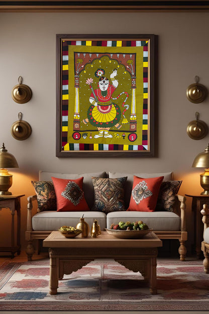 Shrinathji Fabric wall art