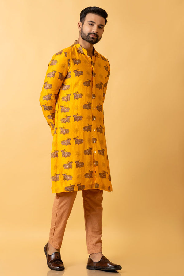 GAUHU KURTA + PANT SET