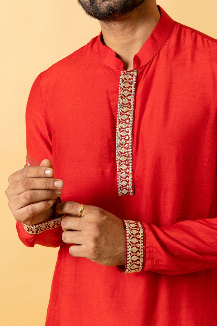 NATYA GANAPATI SET OF 3 ( kurta + churidar + jacket )