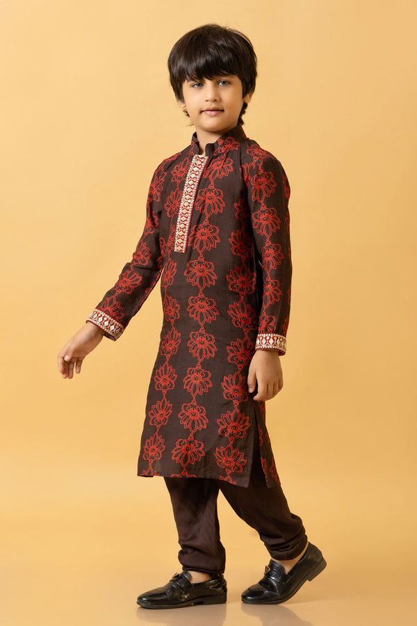 PHUL KURTA + CHURIDAR SET