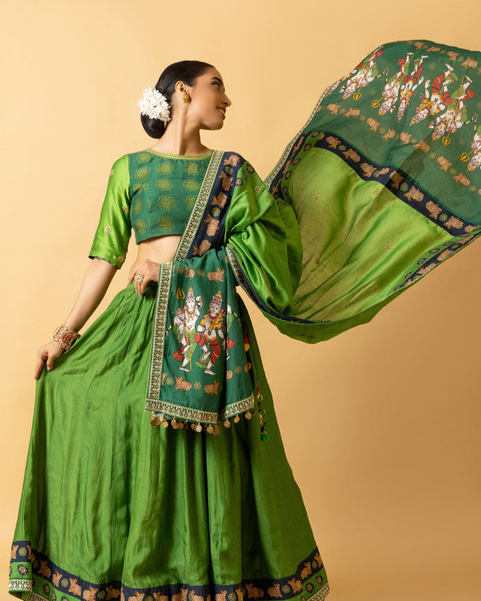 LASYA SHIV-PARVATI LEHENGA ( SET OF 3)