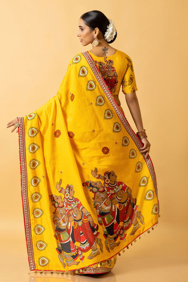 RAS LILA RADHA-KRISHNA SAREE