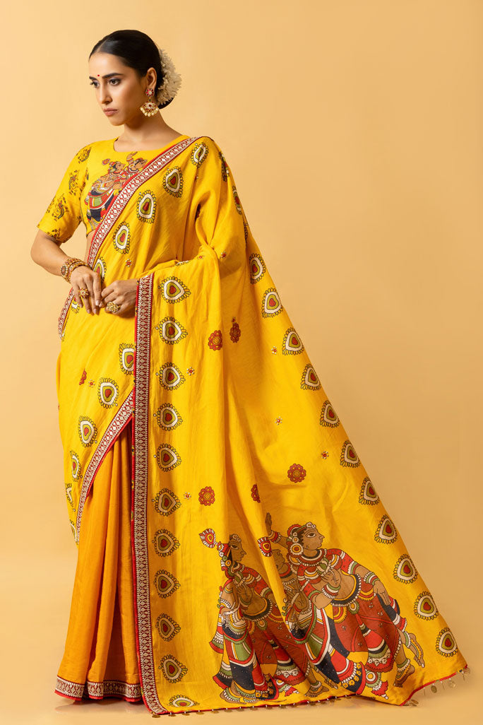 RAS LILA RADHA-KRISHNA SAREE