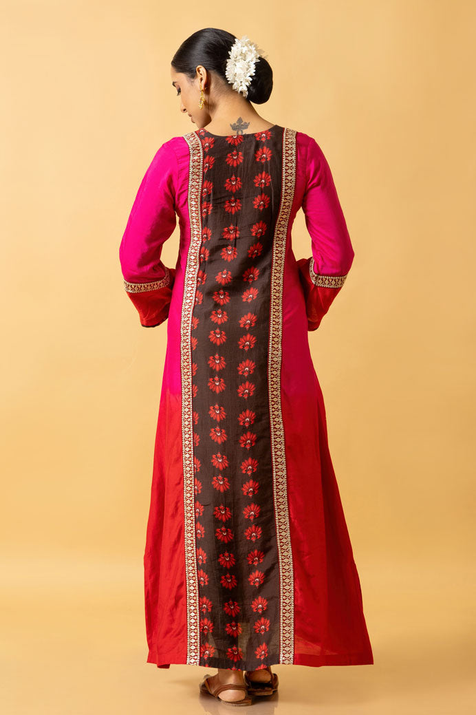 GULAL SHADED KAFTAN DRESS