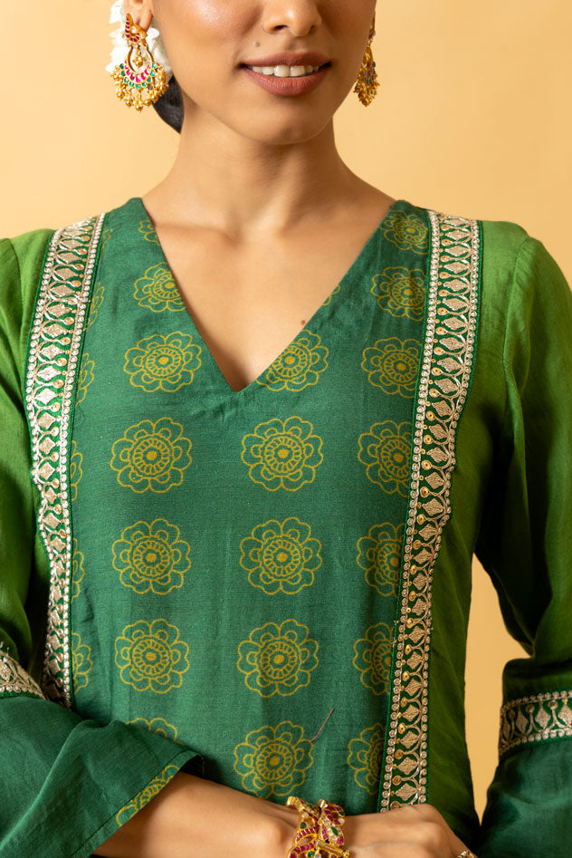 HIRAVA SHADED KAFTAN DRESS