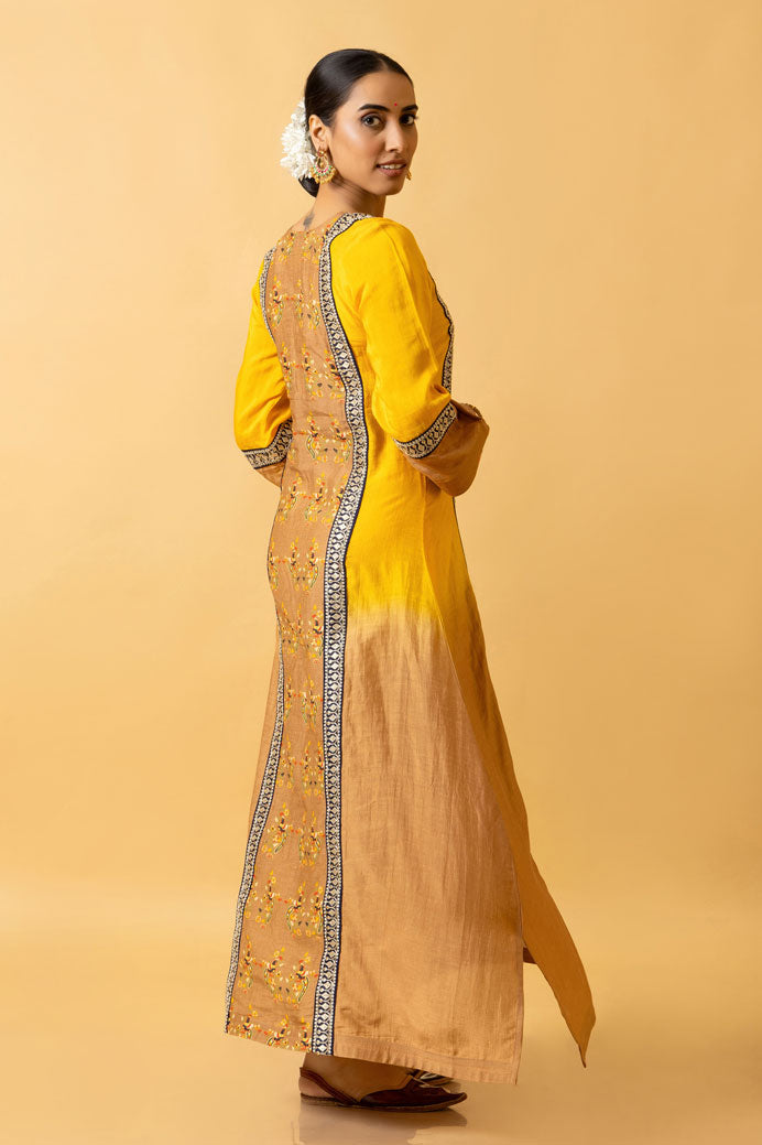 HALDI SHADED KAFTAN DRESS