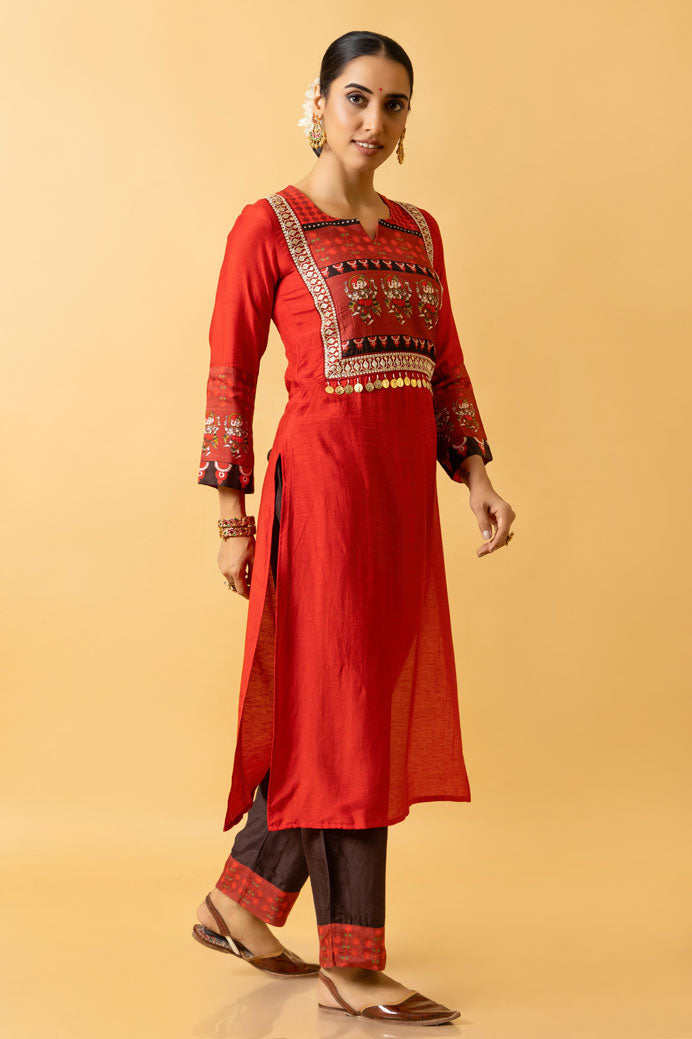 NATYA GANAPATI KURTA PANT SET