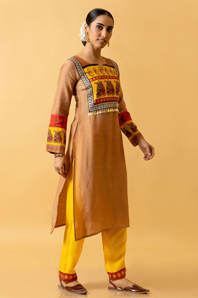 RAS LILA RADHA-KRISHNA KURTA PANT SET