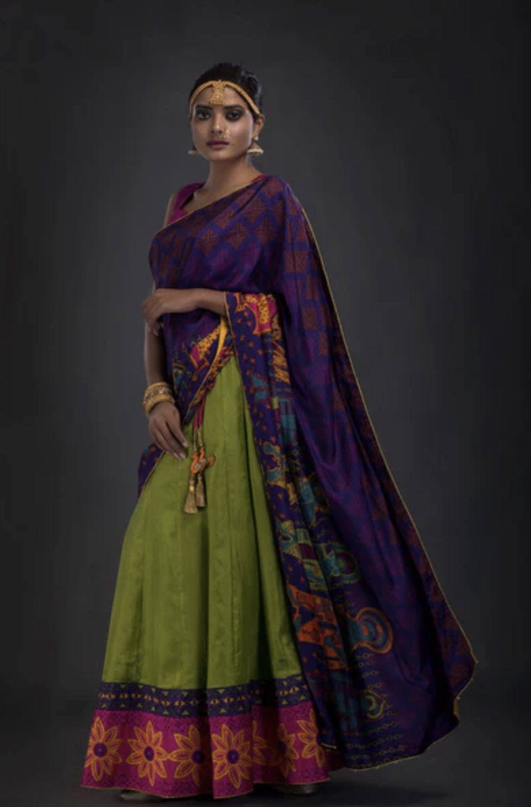 Vivaha lehenga (Set of 3)