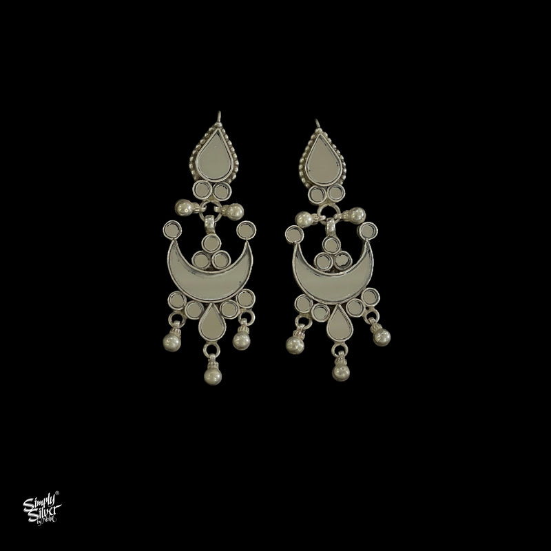 Chaand mirror earrings