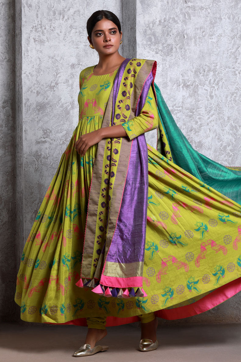 Tota-Mor Anarkali (Set of 3)