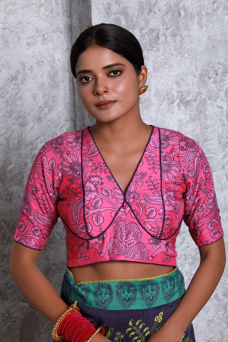 Bagh Pink Blouse