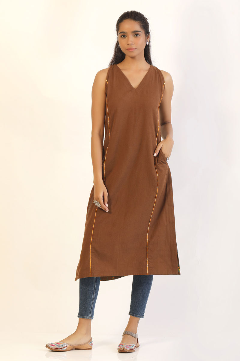 Earth Brown Kurti