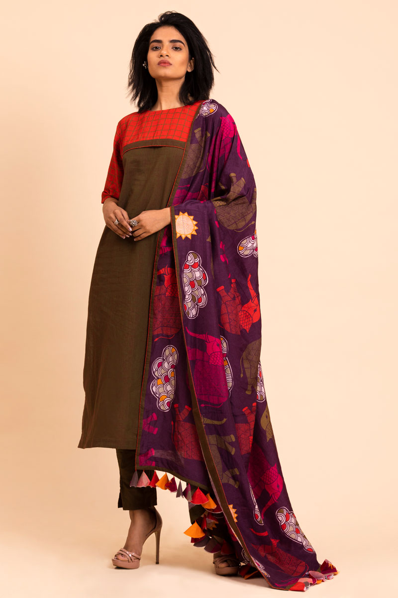 Gaja dupatta