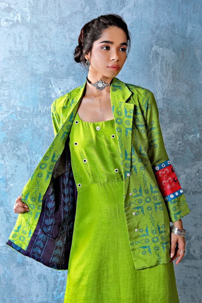 Aaina Lime Dress