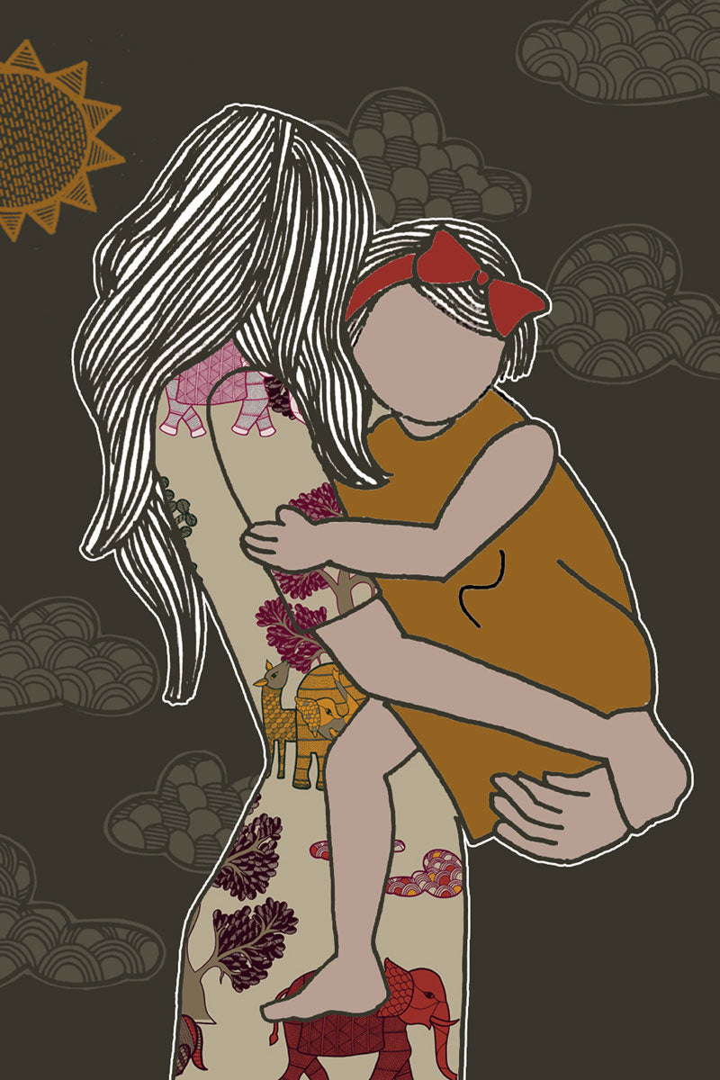 Mumma's little girl