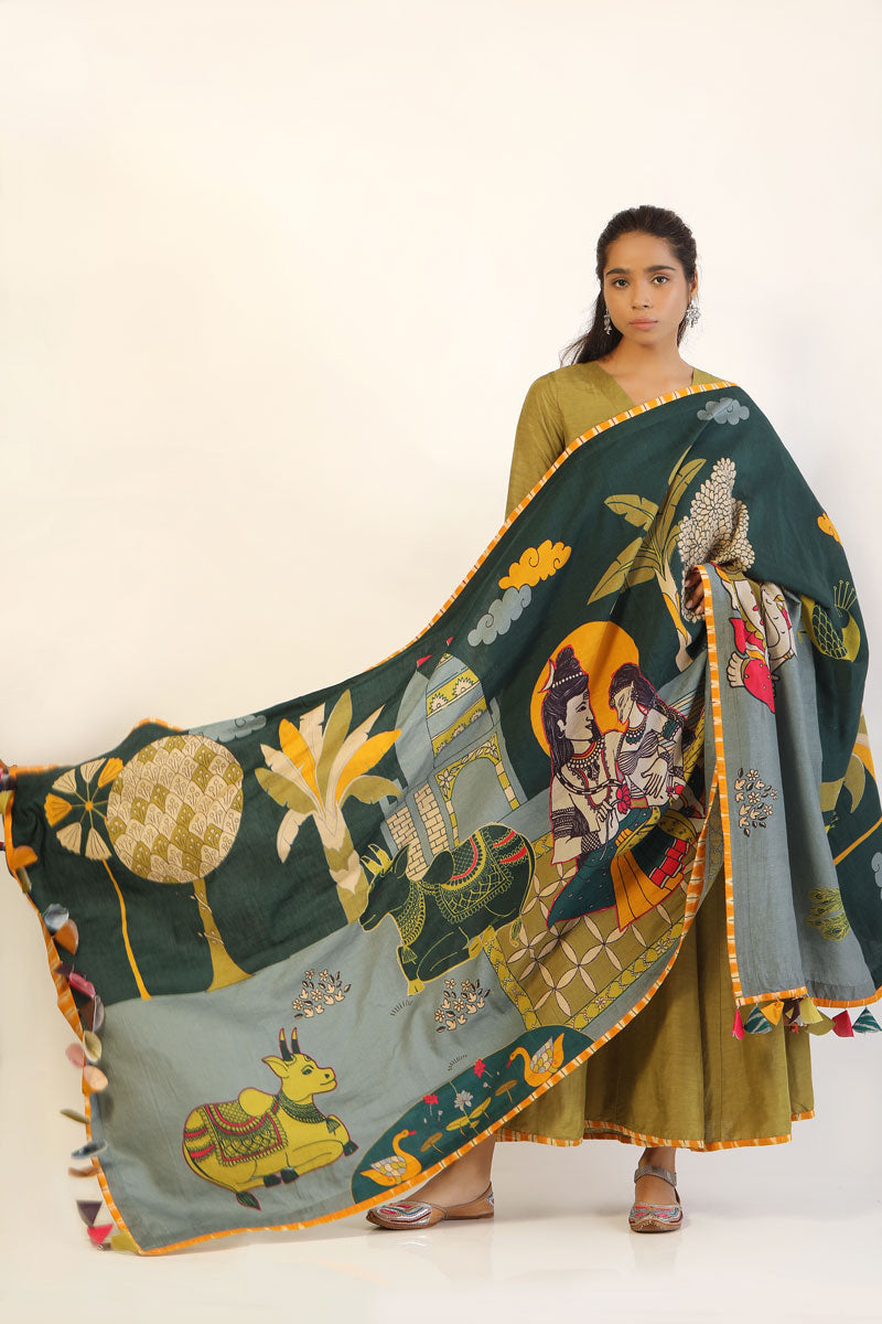 Maheshwara Dupatta