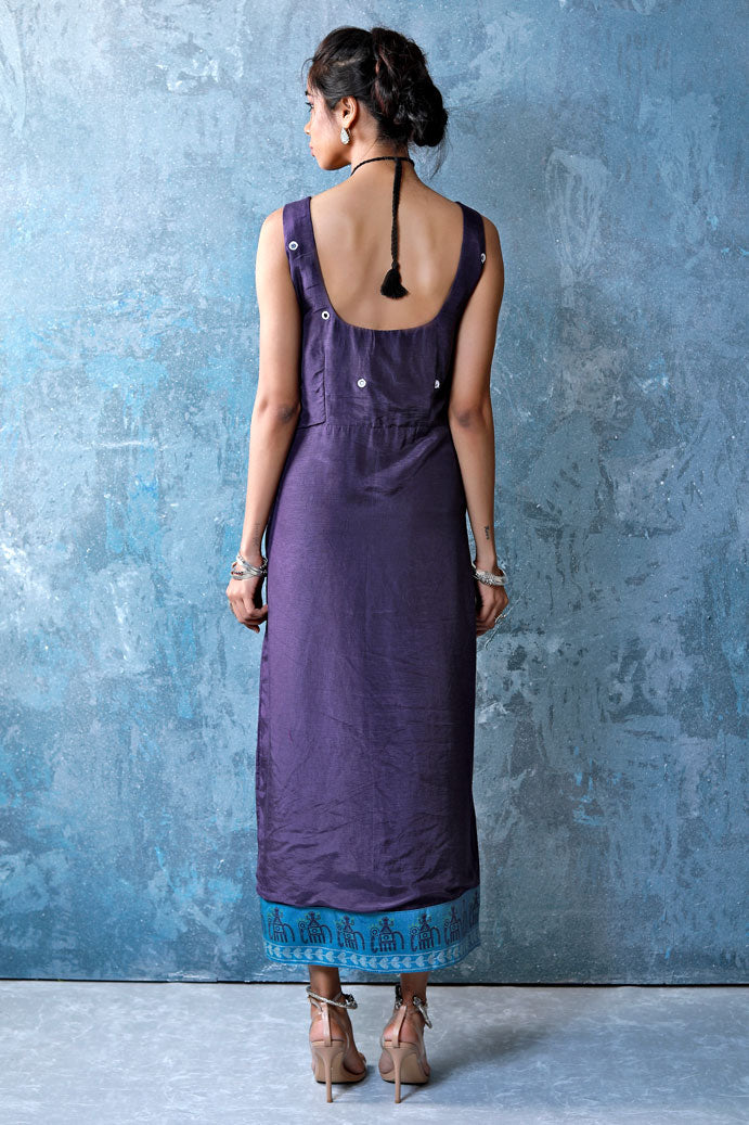 Aaina Purple Dress