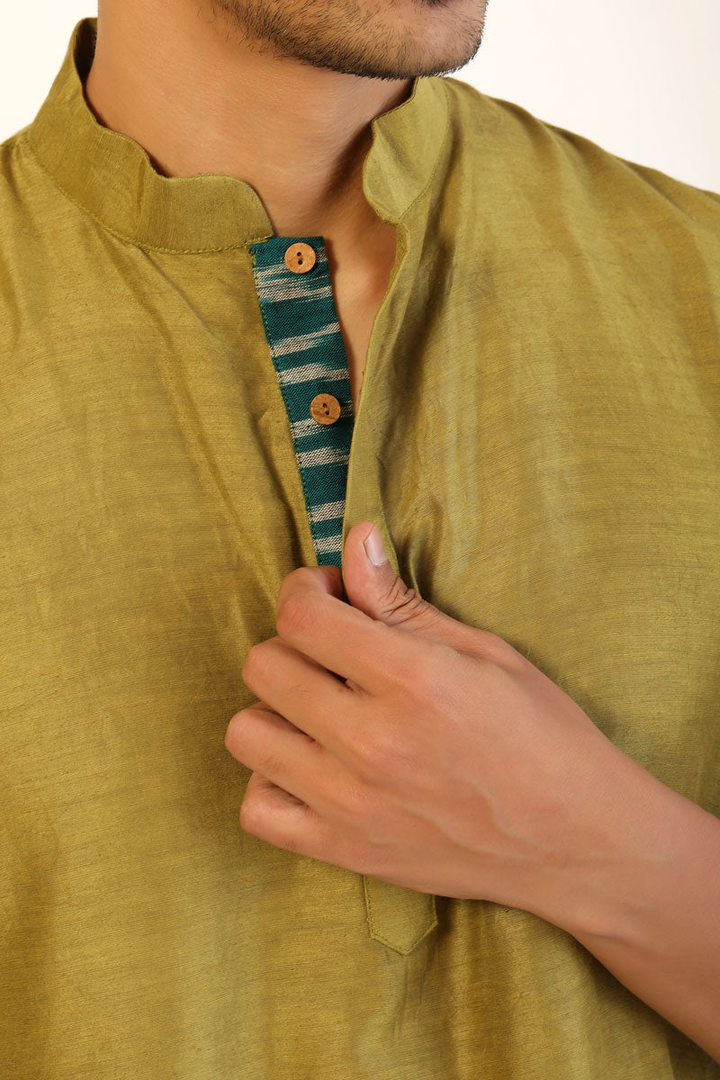 Sage green set of - 2 ( kurta + churidar )