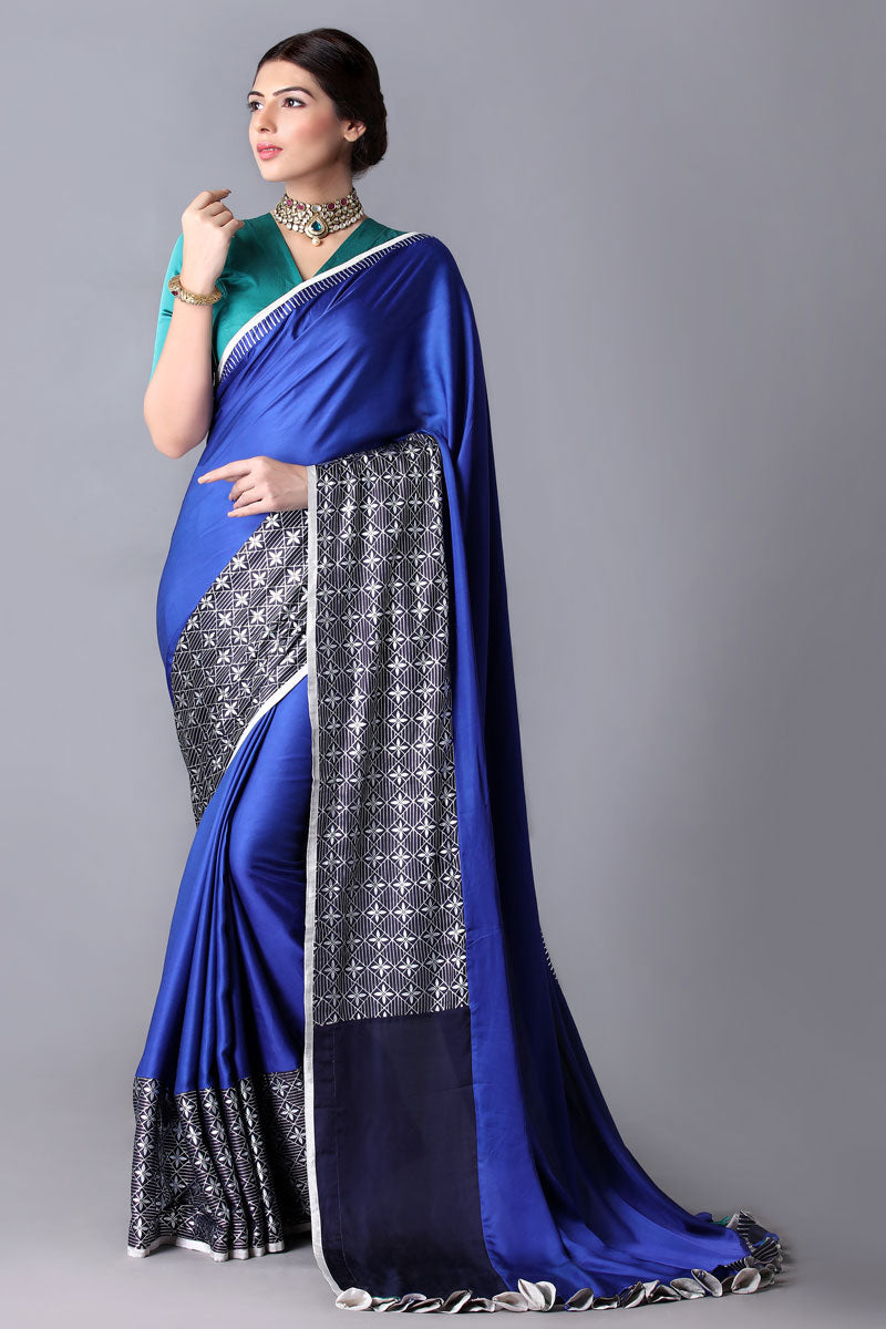 Sapphire saree