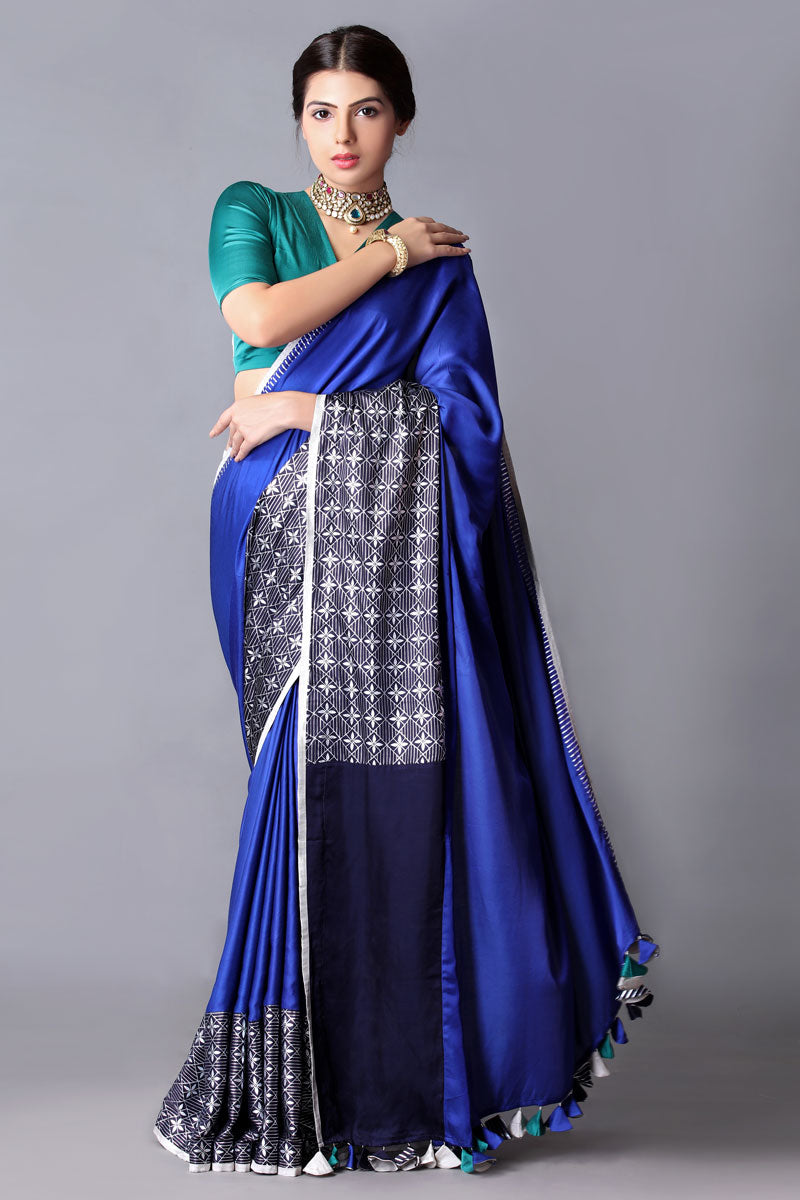 Sapphire saree