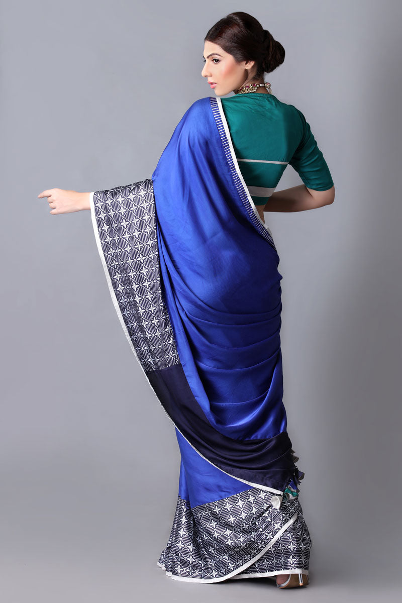 Sapphire saree