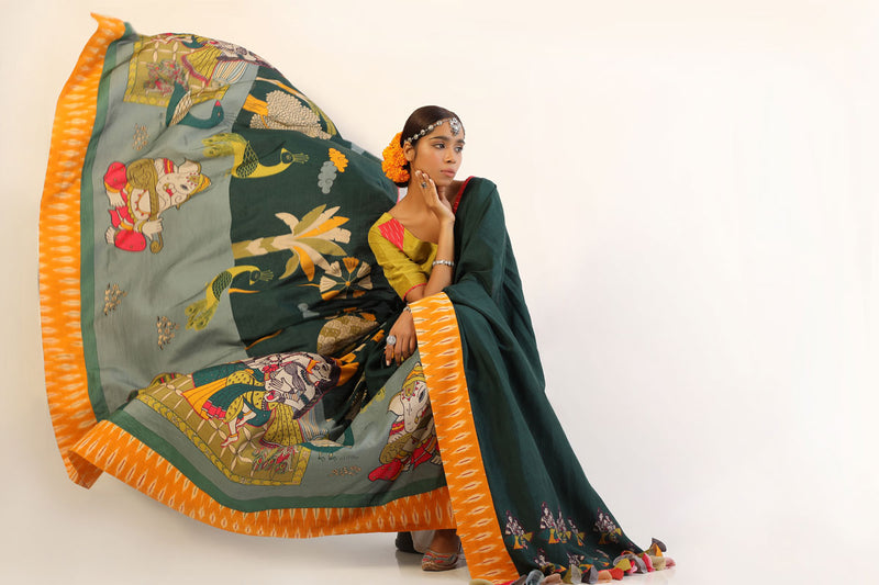 Maheshwara saree