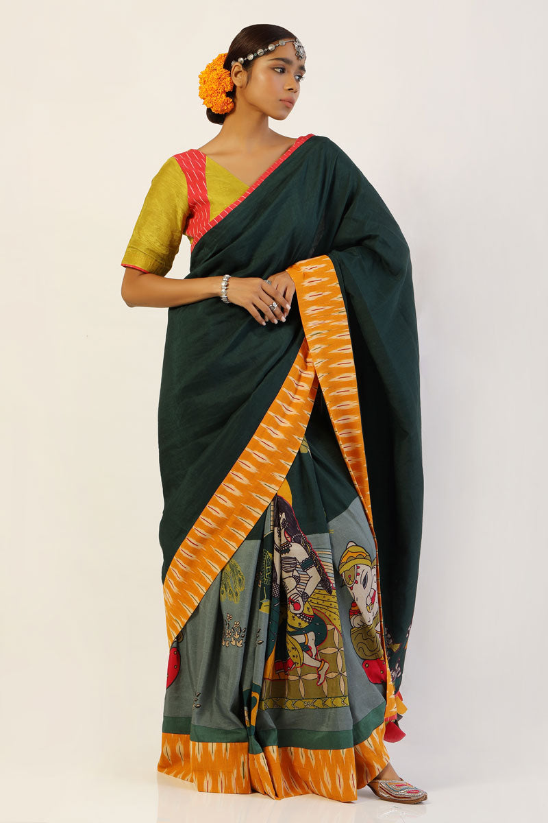 Maheshwara saree