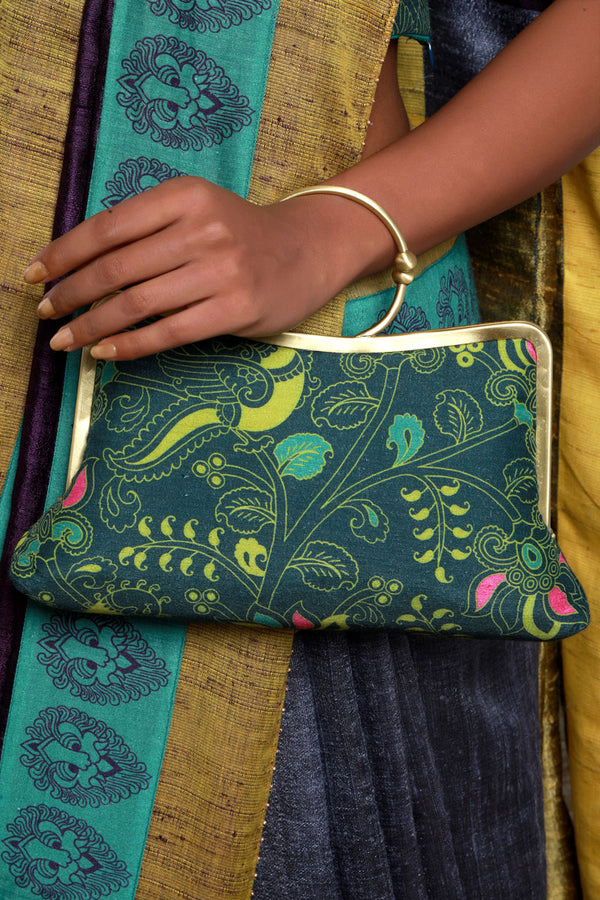 Tree of Life Clutch- Green