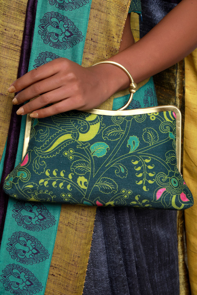 Tree of Life Clutch- Green