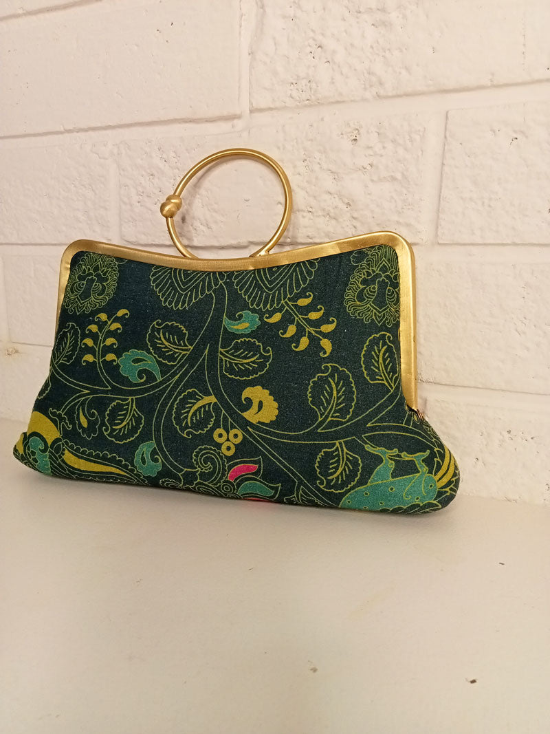 Tree of Life Clutch- Green